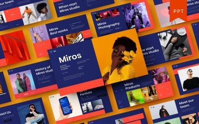 Miros – Business PowerPoint sablon