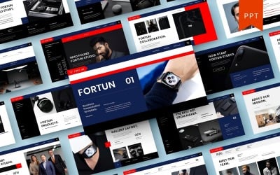Fortun – PowerPoint-mall för företag
