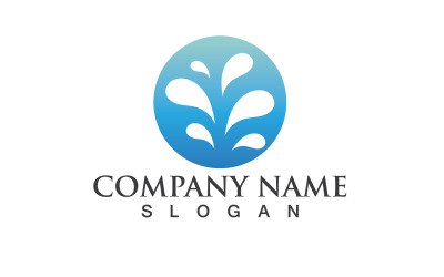 Splash Water Fresh Logo I Symbol Vector V17