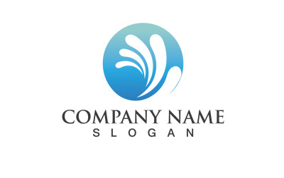 Splash Water Fresh Logo I Symbol Vector V32