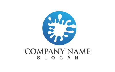 Splash Water Fresh Logo I Symbol Vector V39