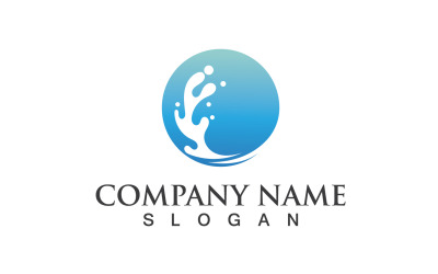 Splash Water Fresh Logo I Symbol Vector V41
