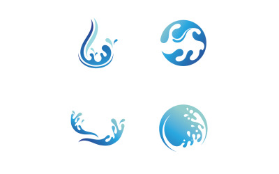 Splash Water Fresh Logo I Symbol Vector V43
