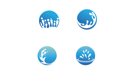 Splash Water Fresh Logo I Symbol Vector V46
