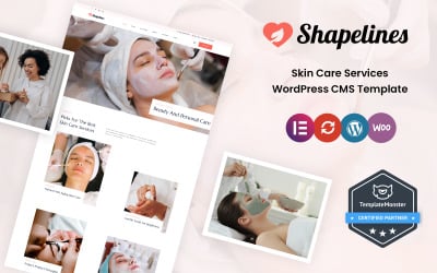 ShapeLines - Tema de WordPress para la belleza de la piel, la cosmética y la medicina