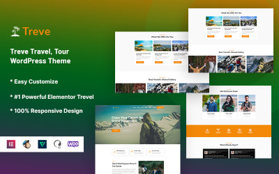 Treve - тема WordPress для подорожей, турів