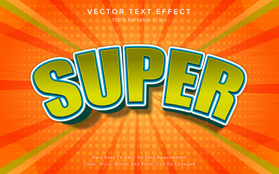 Efeito de texto super editável