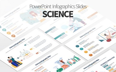 EN İYİ Bilim - PowerPoint Infographics Slaytları