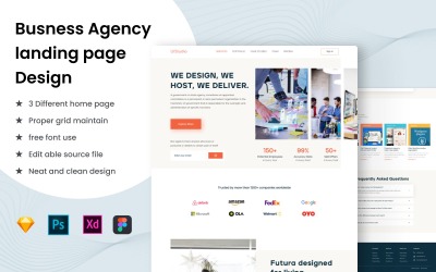 uiwarrior - Business Agency Website Design