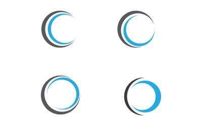Circle C logo And Symbol Vector V