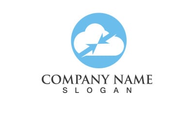 Cloud Server Logo et symbole Design Vector V10