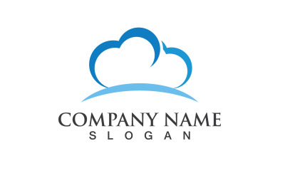 Cloud Server Logo et symbole Design Vector V5
