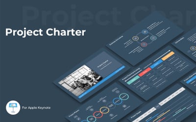 Project Charter Keynote sablon