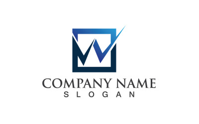 W Letter Initial Logo Vector Design V26