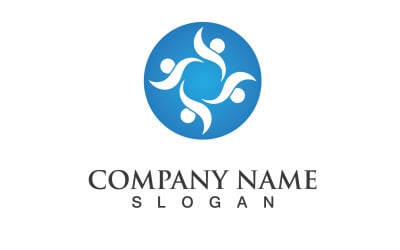 Group Community People Adoption Logo Vector V30