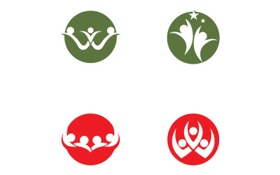 Gruppo Comunità Persone Adozione Logo Vector V44