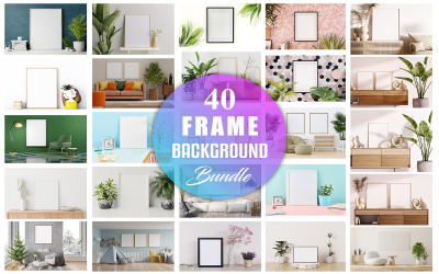 Wall Frame Mockup Bild