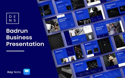 Badrun – šablona Business Keynote