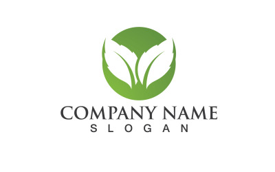 Ecology Green Leaf Nature Logo And Symbol V30