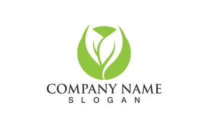 Ecology Green Leaf Nature Logo And Symbol V54