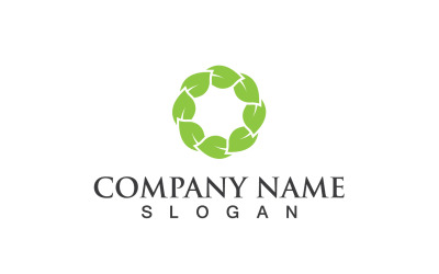 Ecology Green Leaf Nature Logo And Symbol V56