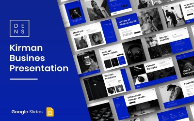 Kirman - Modèle de diapositives Google pour les entreprises