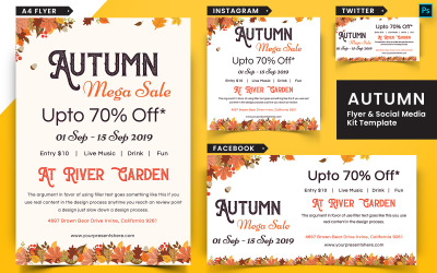 Autumn Fall Festival Flyer and Social Media Pack-13