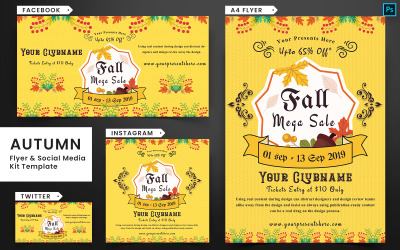 Autumn Fall Festival Flyer and Social Media Pack-16