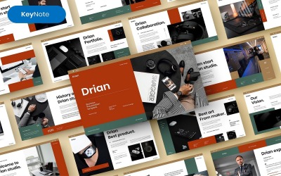 Drian – бізнес-шаблон доповіді