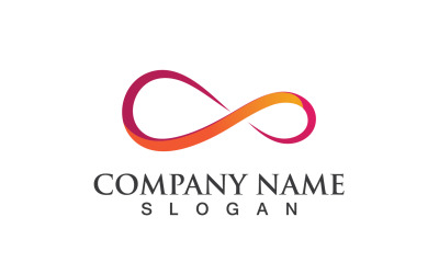 Infinity Line Logo Et Symbole Vector Design V13