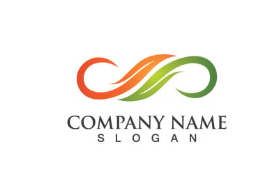 Infinity Line Logo Et Symbole Vector Design V9