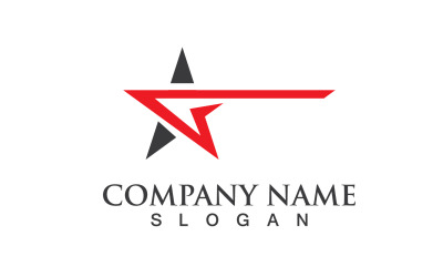 Логотип Star Success Symbol Vector Design V10