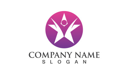Логотип Star Success Symbol Vector Design V13