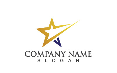 Логотип Star Success Symbol Vector Design V6