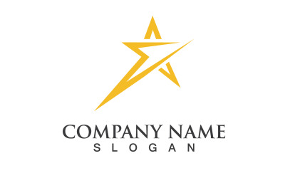 Логотип Star Success Symbol Vector Design V8