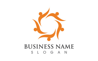 Społeczność Star Group People Logo Vector V9