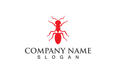 Ant Red Logo And Symbol Vector V1