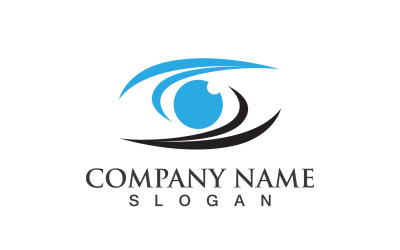 Eye Care Health Vector Logo Design V1