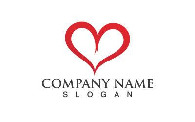 Liebe, Herz, Symbol, Logo, Und, Symbol, Vector