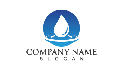 Waterdrop Natura Vector Logo Design V12