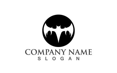 Bat Animal Logo And Symbol Vector V8