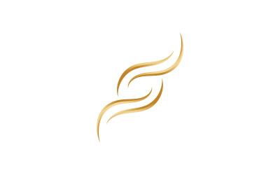 Hair SalonLogo modello illustrazione vettoriale Design V4