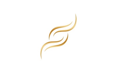 Kadeřnictví Logo šablony vektorové ilustrace Design V4