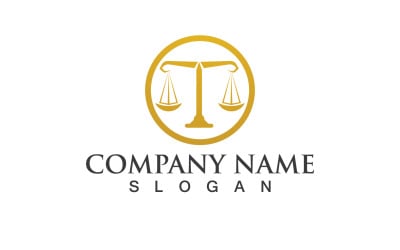 Law Justice Logo And Symbol Vector V11