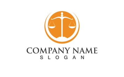 Law Justice Logo And Symbol Vector V9