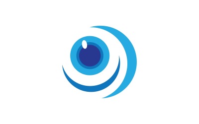 Modello di progettazione logo per la cura degli occhi V7