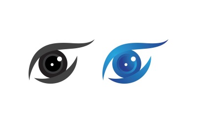 Šablona návrhu loga péče o oči V1