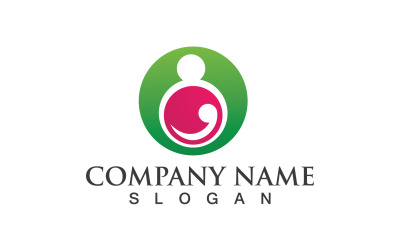 Adozione Family Care Love Logo Vector V14