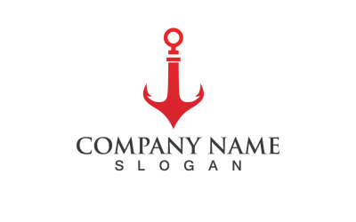 Anchor Logo Vector Symbol Design V12