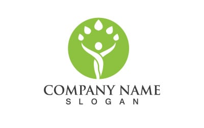 Health People Human Caracter Logo And Symbol V5